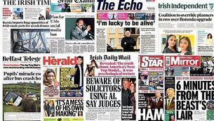 What the papers say: Wednesday's front pages