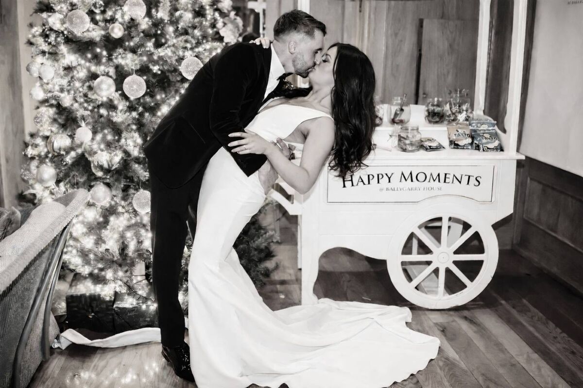 Eamonn proposed to Emma during a visit to Muckross House and Gardens in Killarney in 2023. Eamonn proposed to Emma during a visit to Muckross House and Gardens in Killarney in 2023.