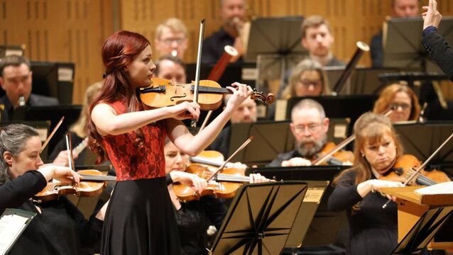 <p>Yevliliia Yershova says most of her time goes into practicing. </p>