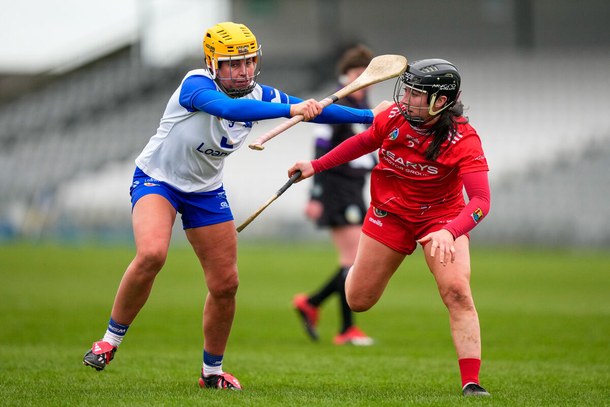 Waterford's Niamh Rockett under pressure by Cork's Meabh Murphy during their league tie. Picture: INPHO/James Lawlor Waterford's Niamh Rockett under pressure by Cork's Meabh Murphy during their league tie. Picture: INPHO/James Lawlor