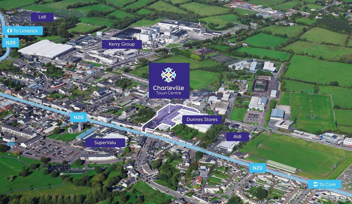 Charleville is one of the busiest market towns in North Cork, with more than 15,000 vehicles passing through it on a daily basis. 