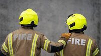 Over 50 firefighters tackle blaze in Co Armagh village Over 50 firefighters tackle blaze in Co Armagh village