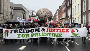 Student tells Dublin protest that leaving family in Gaza was ‘hardest decision’ Student tells Dublin protest that leaving family in Gaza was ‘hardest decision’