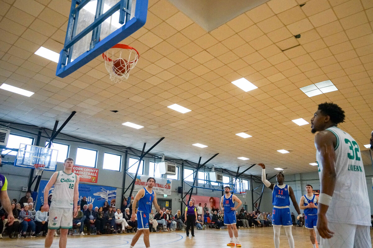 Tala Fam Thiam scores from the free-throw line. Picture: Noel Sweeney