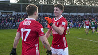Chris ÓG Jones and Jacob O'Driscoll after the game 22/2/2026