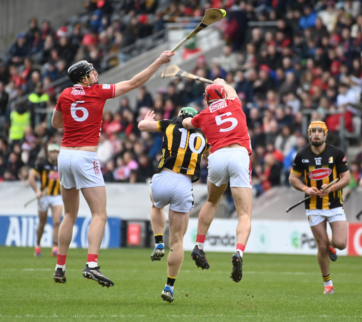 Cork's Robert Downey gathers the sliotar above Kilkenny's Martin Keoghan during the Allianz NHL division 1 game at SuperValu Pairc Ui Chaoimh last year. Picture: Eddie O'Hare