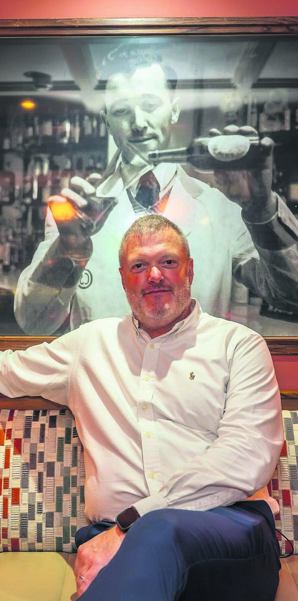 Donal O’Sullivan behind the bar at Ó Súilleabháin’s Bar &amp; Restaurant in Douglas. 	Picture: Noel Sweeney
                    