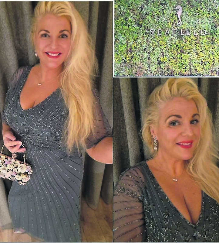 Emer O’Callaghan wearing a dress and bag from Monsoon at Seafield Hotel, Wexford. Emer’s make-up is Master Colors Paris, available at Emerald Beauty Clinic, 021 4365949, postage options available
