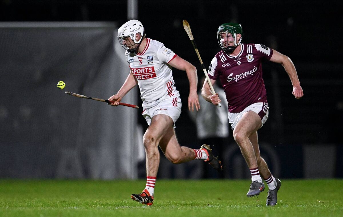 Dáire O'Leary of Cork in action against Cathal Mannion of Galway earlier this month. Picture: Ben McShane/Sportsfile Dáire O'Leary of Cork in action against Cathal Mannion of Galway earlier this month. Picture: Ben McShane/Sportsfile