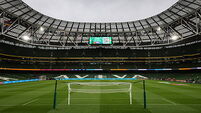 General view of the Aviva Stadium 14/10/2025