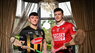 <p>Cork hurler Alan Connolly with Kilkenny's Cian Kenny ahead of Sunday's Allianz HL Division 1A clash at UPMC Nowlan Park. Picture: Sam Barnes/Sportsfile</p> <p>Cork hurler Alan Connolly with Kilkenny's Cian Kenny ahead of Sunday's Allianz HL Division 1A clash at UPMC Nowlan Park. Picture: Sam Barnes/Sportsfile</p>