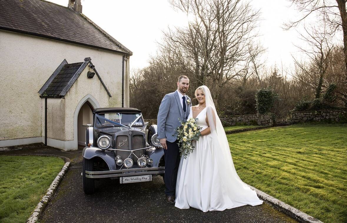 Tracey and David were wed in Tracey's hometown in Shanagarry. Tracey and David were wed in Tracey's hometown in Shanagarry.