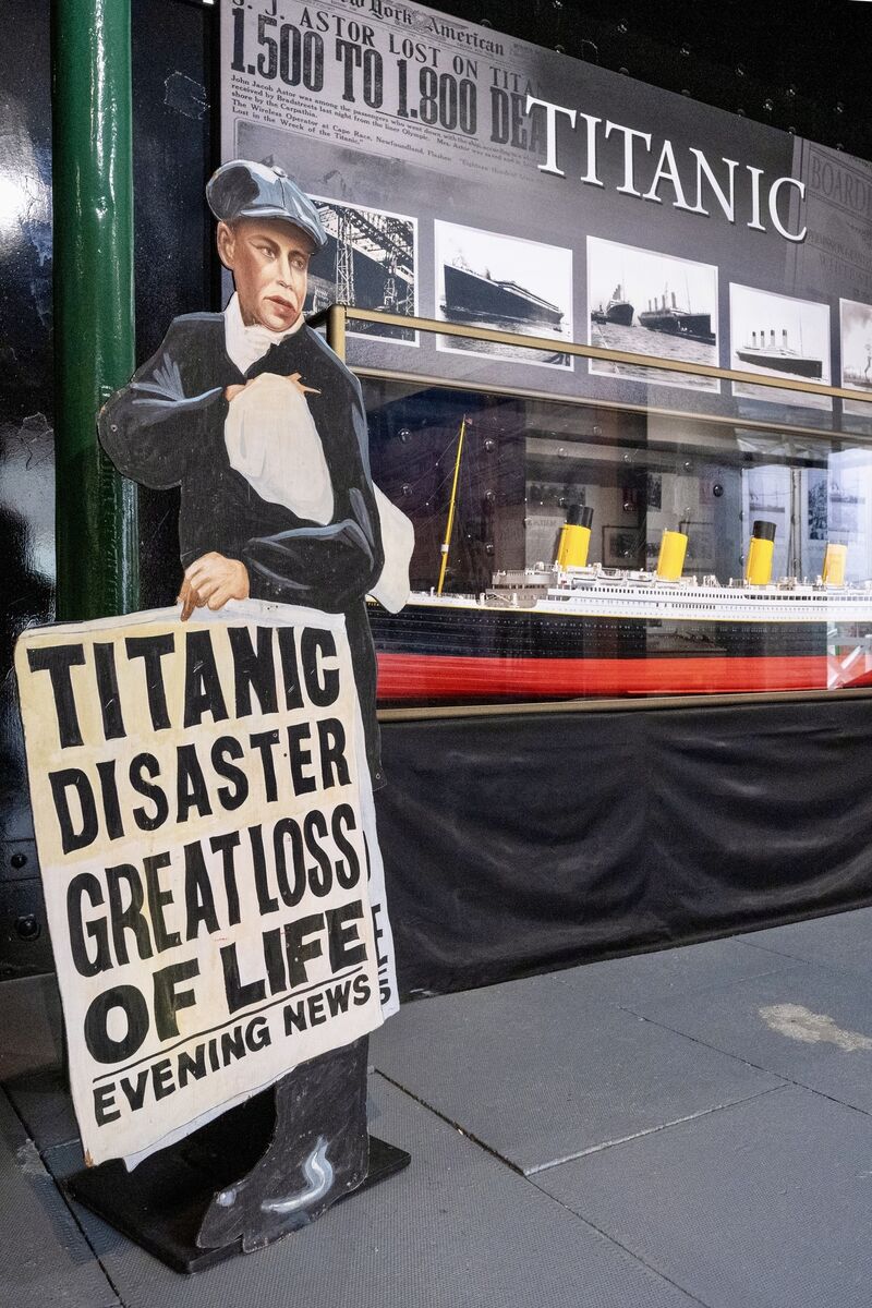 Inside the Cobh Heritage Centre, interactive exhibitions trace the stories of Irish emigrants, convict ships, and the final hours of the Titanic and Lusitania. Picture: Chani Anderson