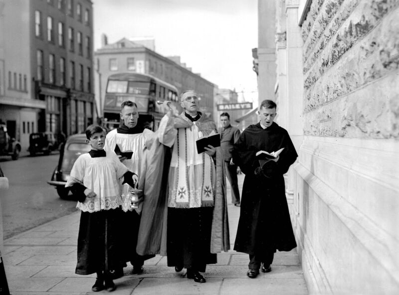 St Augustines Church on Cork's Washington Street being by Monsignor J Scannell in 1950. Picture: Irish Examiner Archive St Augustines Church on Cork's Washington Street being by Monsignor J Scannell in 1950. Picture: Irish Examiner Archive