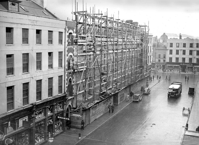 The St. Augustines Church extension under construction At Washington Street, Cork in 1939. Picture: Irish Examiner Archive The St. Augustines Church extension under construction At Washington Street, Cork in 1939. Picture: Irish Examiner Archive