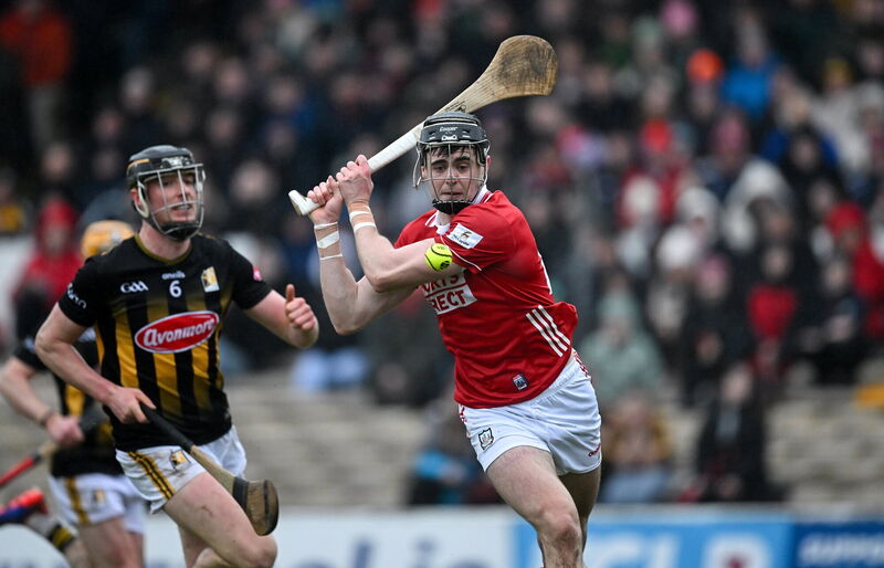 Cork captain Darragh Fitzgibbon about to shoot for goal. Picture: Ray McManus/Sportsfile Cork captain Darragh Fitzgibbon about to shoot for goal. Picture: Ray McManus/Sportsfile
