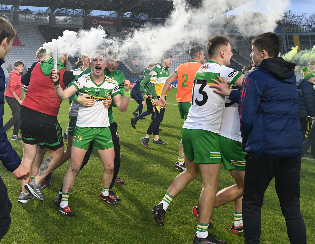 Bride Rovers' David Barry celebrates after last year's Co-op SuperStores SAHC final replay win over Castlelyons. Picture: Eddie O'Hare
