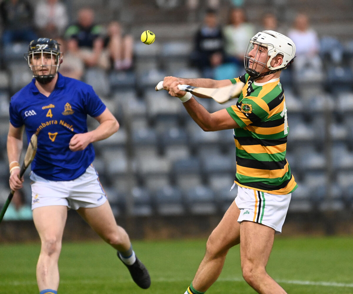 Glen Rovers Lee Quilligan shoots from St Finbarr's Shane Kennedy. Picture: Eddie O'Hare