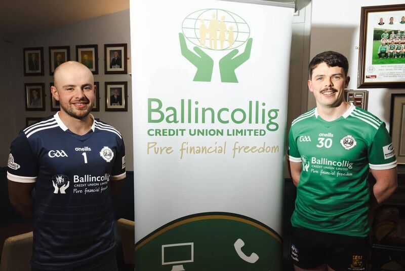 Ballincollig players James Linehan and Fenton Denny.
