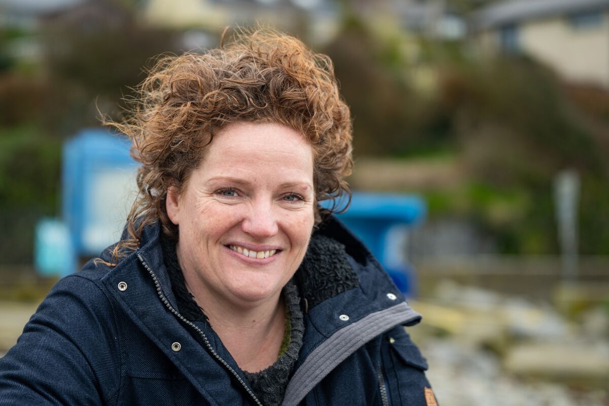 Joleen Cronin during her FreezeBury challenge to raise funds for the RNLI. Picture: Chani Anderson