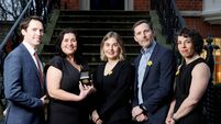 (L-R) Jack Gleeson, Anita Cahill, Katie Johnston, Brendan Noonan, Steph Corkery.jpg Awards for Cork university's cancer researchers