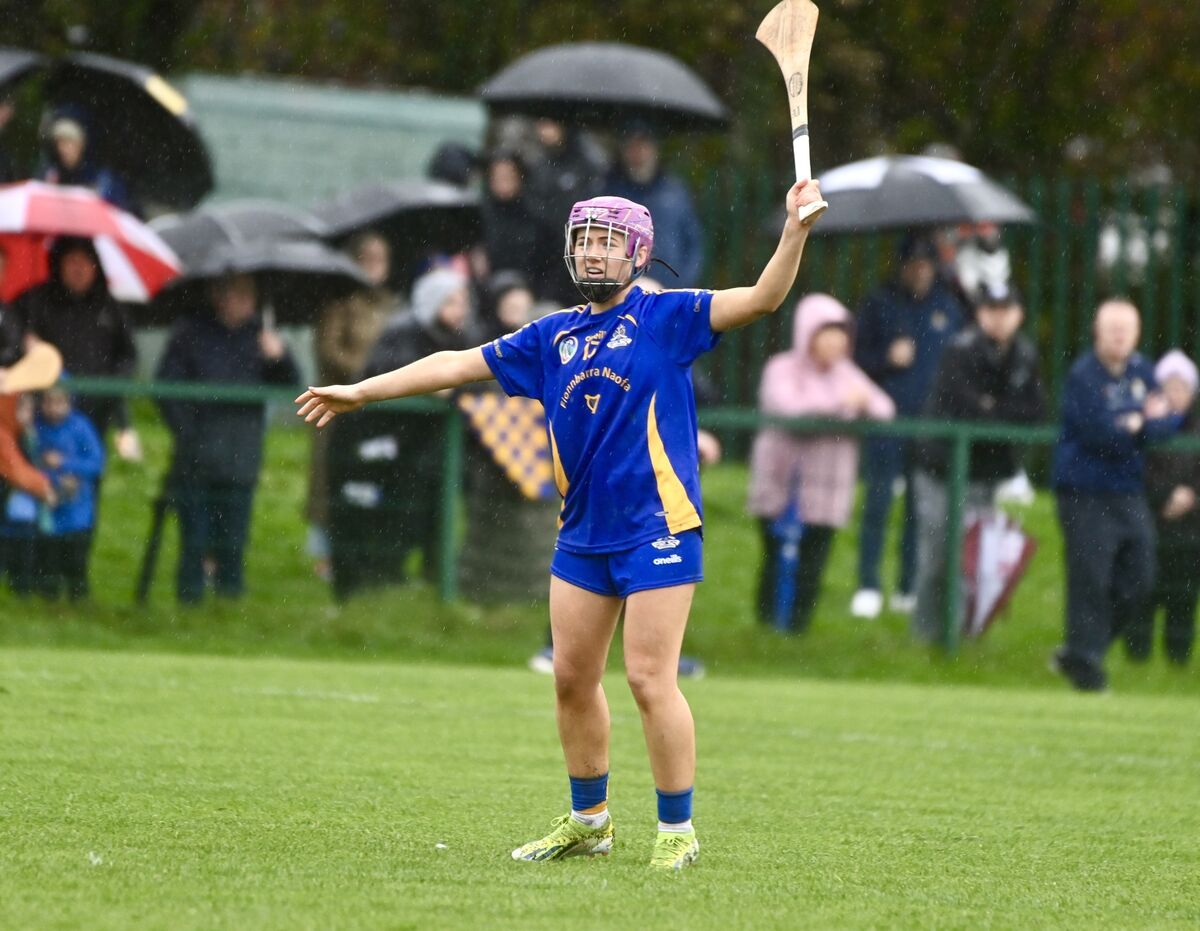  Munster Club Camogie Championships 2025 - Orlaith Cahalane in action for St Finbarr’s vs Newcastle West in the AIB Club Championship semi-final at Togher, Cork. Picture: Larry Cummins