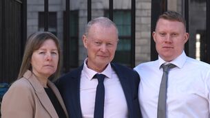 <p>Sharon Stapleton, Anthony Carroll and Tony Carroll from Mayfield Co Cork outside the Four Courts. Picture: Collins Courts</p> <p>Sharon Stapleton, Anthony Carroll and Tony Carroll from Mayfield Co Cork outside the Four Courts. Picture: Collins Courts</p>
