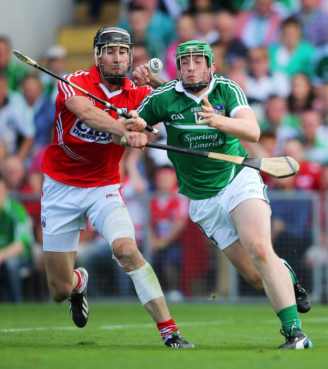 EXPERIENCED: Mark Ellis tackling Limerick's Shane Dowling in the 2014 Munster hurling final. Picture: INPHO/Cathal Noonan