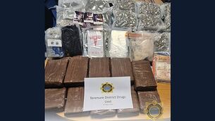 Over €1.6 million worth of drugs seized over two days in three counties