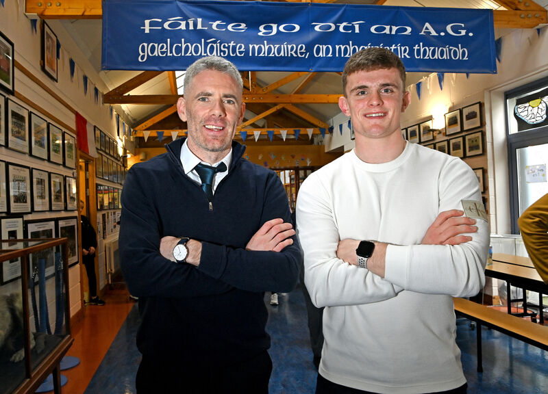 Gaelcholáiste Mhuire AG selectors Tadhg Óg Ó'Murchú and Daire Connery. Picture: Eddie O'Hare