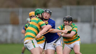 <p> Jack Cahalane, St Finbarr's, under pressure from John Cashman and Ollie McAdoo, Blackrock, at Togher. Picture: Jim Coughlan.</p> <p> Jack Cahalane, St Finbarr's, under pressure from John Cashman and Ollie McAdoo, Blackrock, at Togher. Picture: Jim Coughlan.</p>