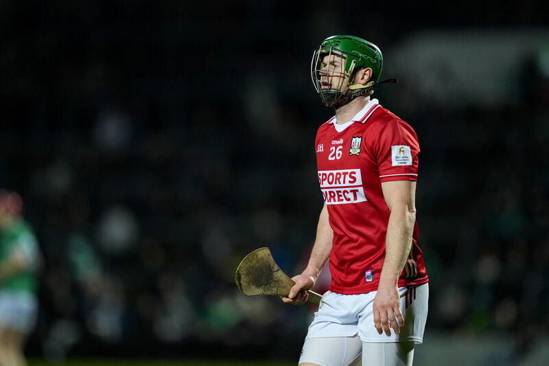 Séamus Harnedy after coming on in TUS Gaelic Grounds. Picture: INPHO/James Lawlor