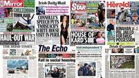 What the papers say: Monday's front pages What the papers say: Monday's front pages