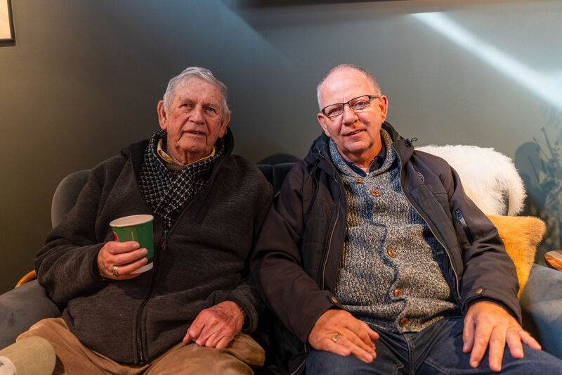 Jim Murphy and Mark Phelan who attend Monday Morning Memories.