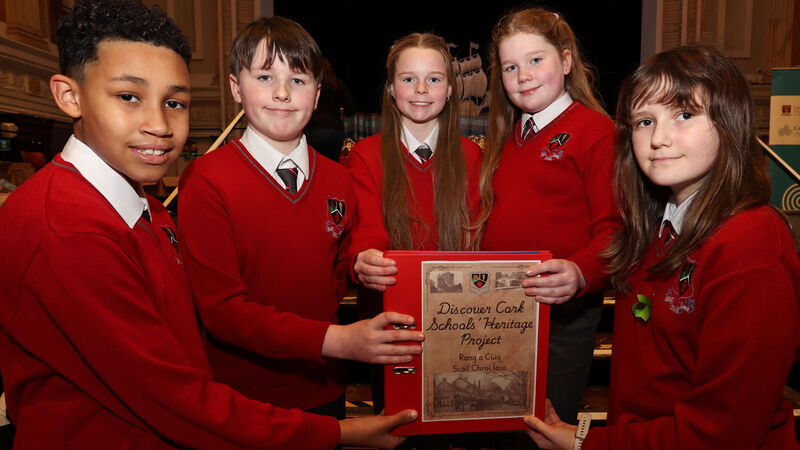Schools honoured for their work on Cork history projects