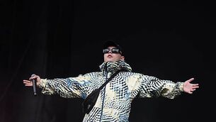 Kneecap call press conference as UK High Court to rule on rapper’s terror case