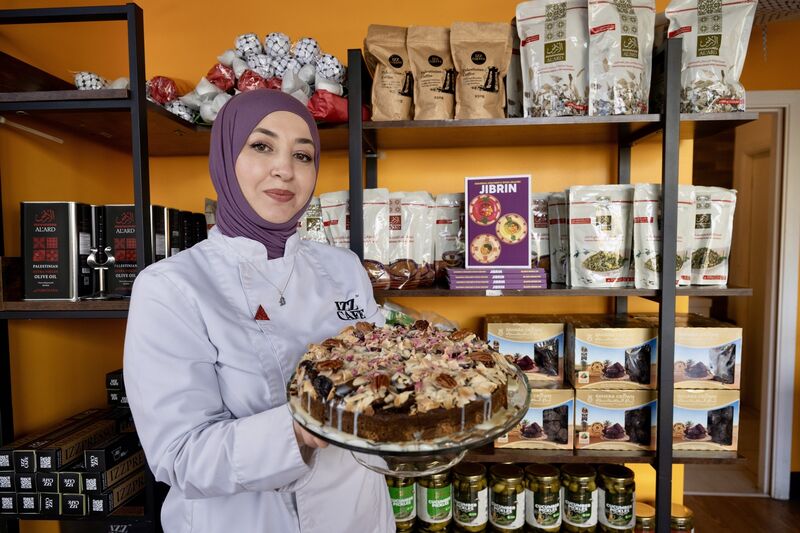 Eman said she carries her mum's wisdom in her life and her kitchen, trying to create warmth, belonging, and generosity in everything she does. Picture: Chani Anderson. Eman said she carries her mum's wisdom in her life and her kitchen, trying to create warmth, belonging, and generosity in everything she does. Picture: Chani Anderson.