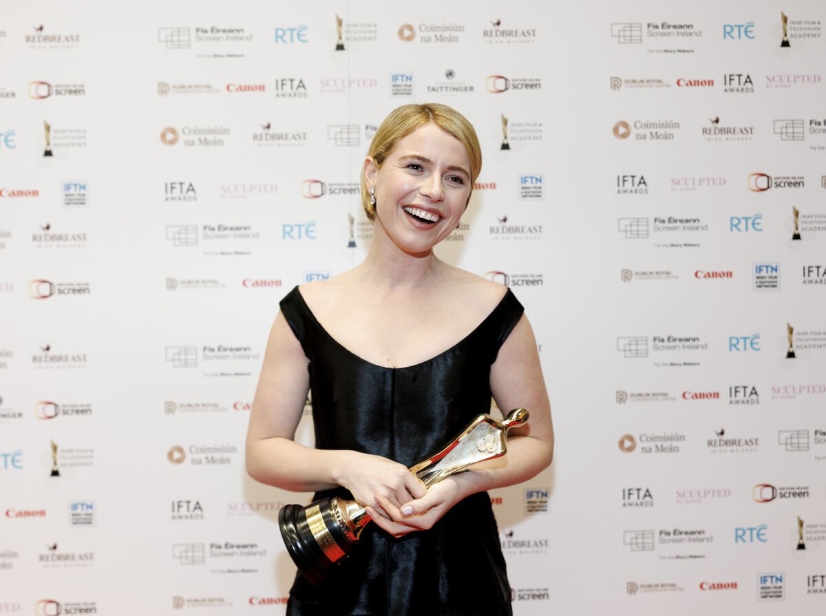  Jessie Buckley won Lead Actress for her performance in Hamnet at the 2026 IFTA Awards. Picture: Andres Poveda