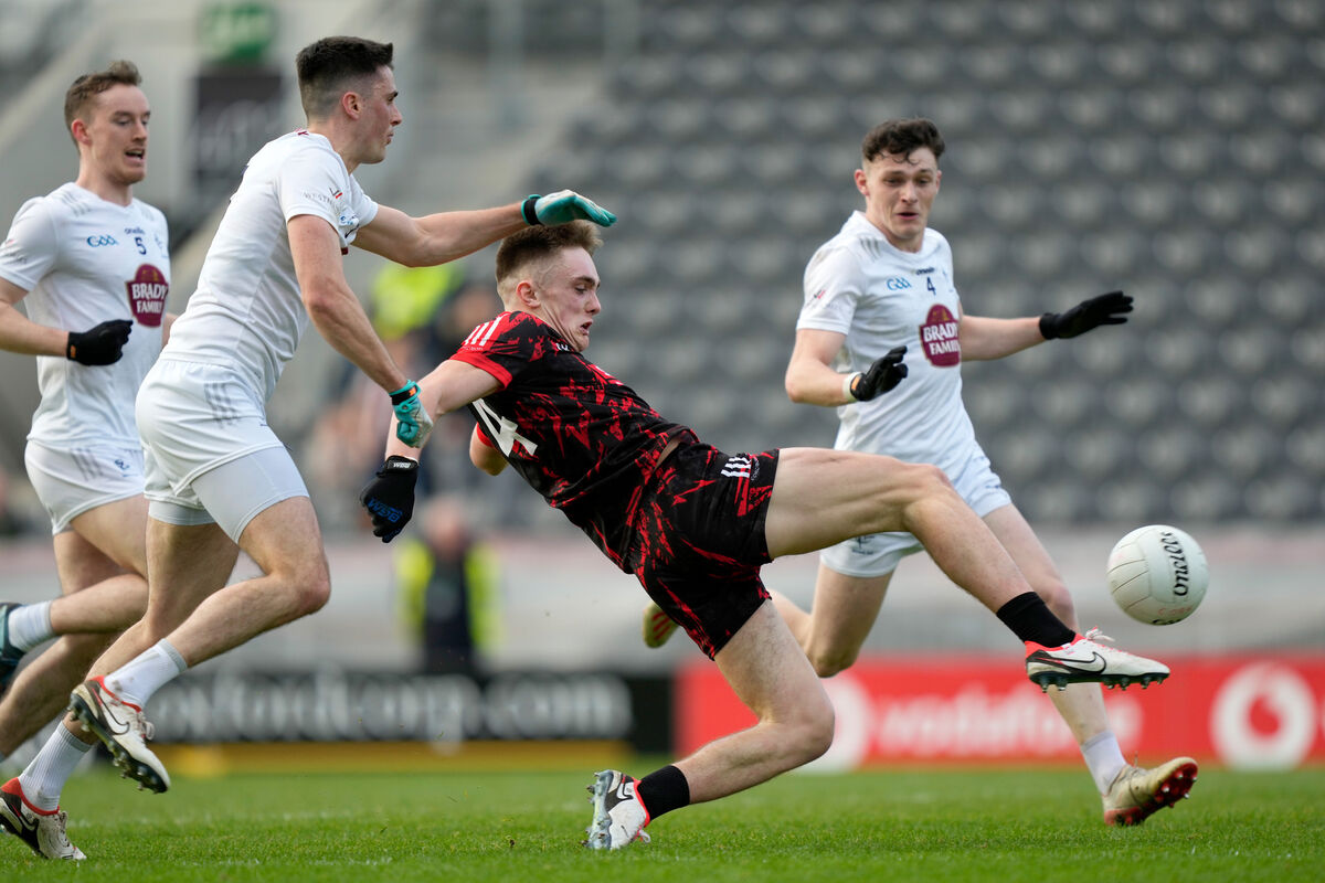 Tommy Walsh of Cork scores a goal against Kildare in 2024. Picture: INPHO/James Lawlor