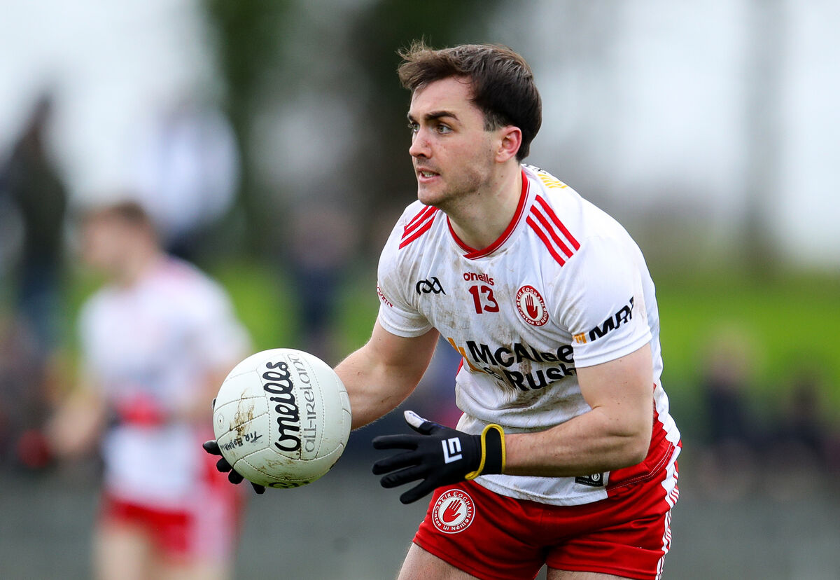 Tyrone's Darragh Canavan in action against Louth.