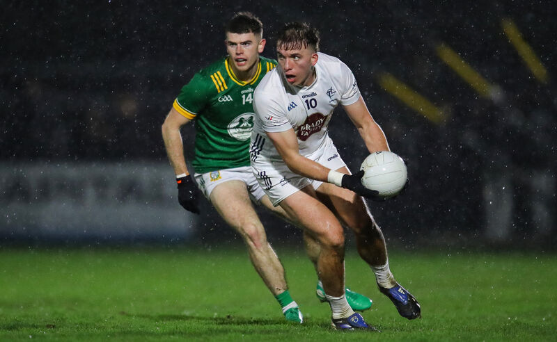 Kildare’s Brian McLoughlin with Eoghan Frayne of Meath. Picture: ©INPHO/Grace Halton