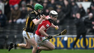 <p>DIRECT: Barry Walsh of Cork is tackled by Ivan Bolger of Kilkenny at UPMC Nowlan Park. Picture: Ray McManus/Sportsfile</p>